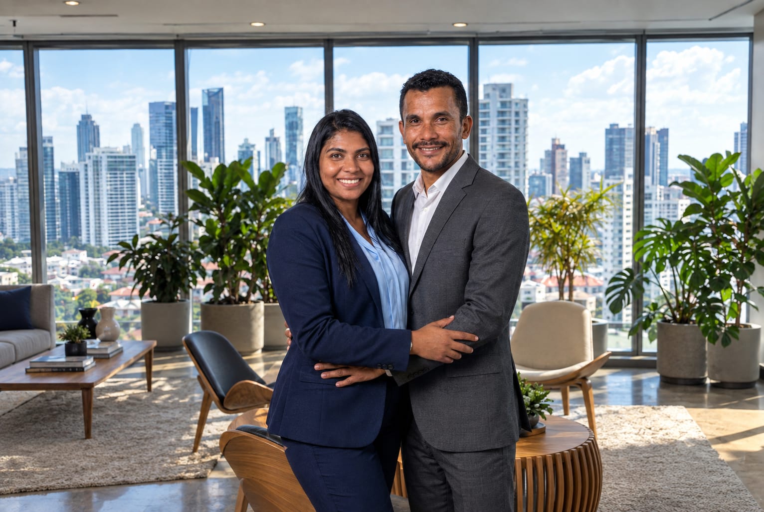 Juan Carlos Barón Coronado y Paola Buelvas Torres, fundadores de Las Delicias de Soya